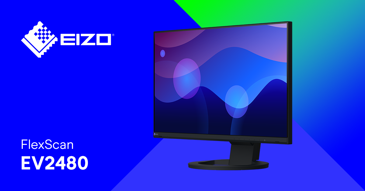 FlexScan EV2480 Kantoormonitor met USB-C interface